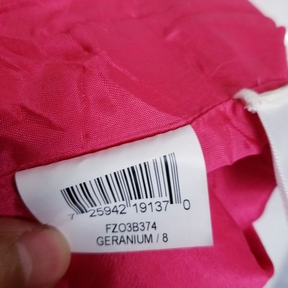BCBGMAXAZRIA Mila Mini Skirt Pleated Size 8 Pink - Picture 6 of 6